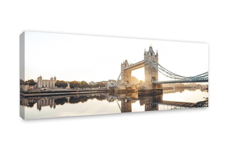 London Tower Bridge Bilde 60x150 cm - Multifarge - Lerretsbilder