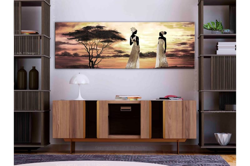 Tavla African Goddesses (1 Part) Narrow 135x45, undefined