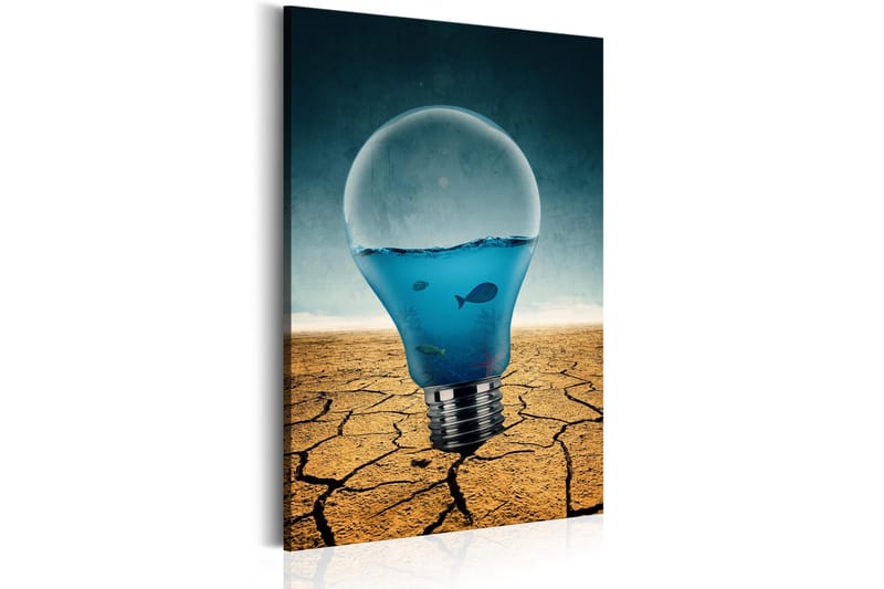Tavla Aquarium of Ideas 40x60 - Innredning - Bilder & kunst - Lerretsbilder
