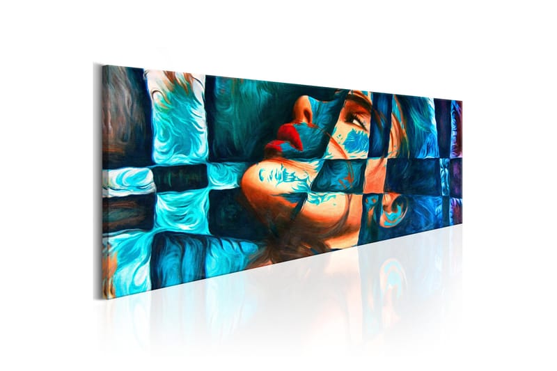 Tavla Azure Trap 135x45 - Innredning - Bilder & kunst - Lerretsbilder