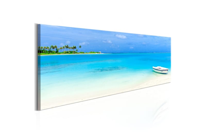 Tavla Azure Paradise 135x45 - Innredning - Bilder & kunst - Lerretsbilder