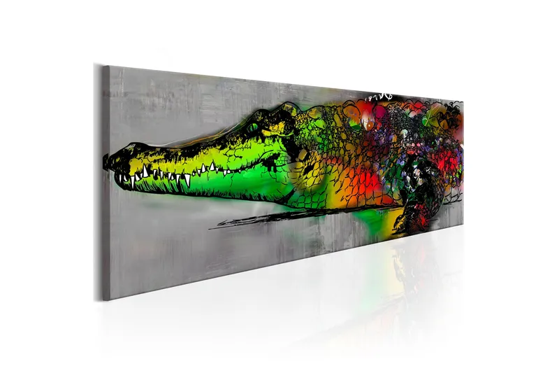 Tavla Colourful Beast VALUE_MISSING_3 120x40 - Innredning - Bilder & kunst - Lerretsbilder