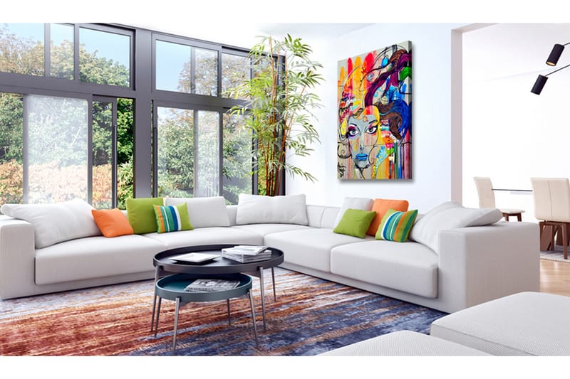 Tavla Colourful Thoughts VALUE_MISSING_3 80x120 - Innredning - Bilder & kunst - Lerretsbilder
