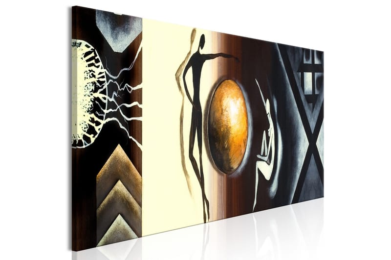 Tavla Conversation (1 Part) Narrow 135x45 - Innredning - Bilder & kunst - Lerretsbilder
