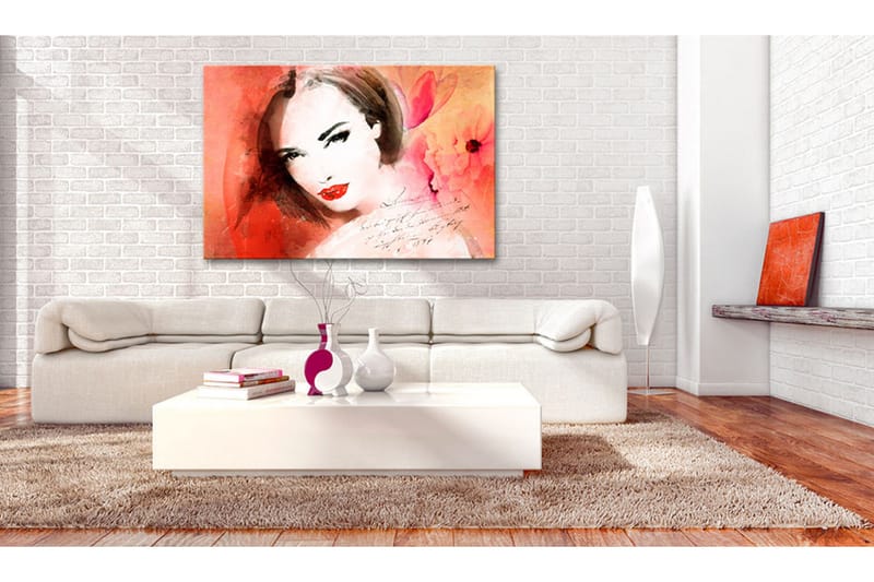 Tavla Crimson Lady 120x80 VALUE_MISSING_1 - Innredning - Bilder & kunst - Lerretsbilder