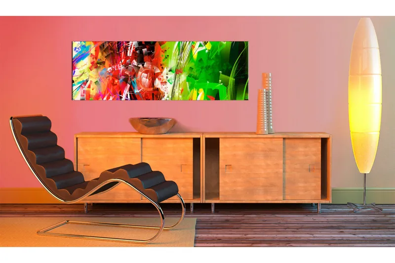 Tavla Elementära Former 135x45 cm - Innredning - Bilder & kunst - Lerretsbilder
