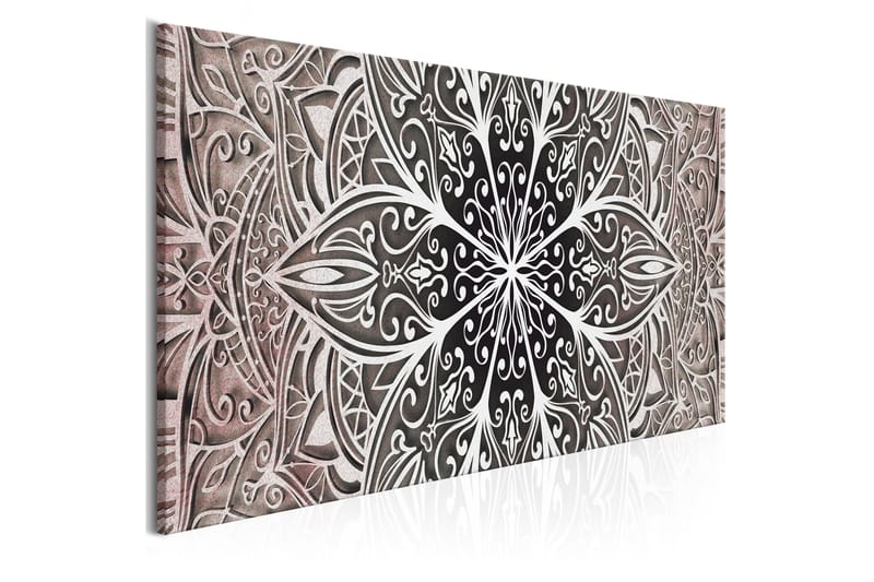 Tavla Feathers (1 Part) Pink Narrow 120x40 - Innredning - Bilder & kunst - Lerretsbilder