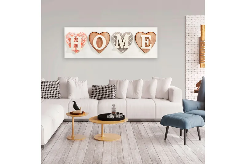Tavla Four Hearts (1 Part) Narrow 135x45, undefined