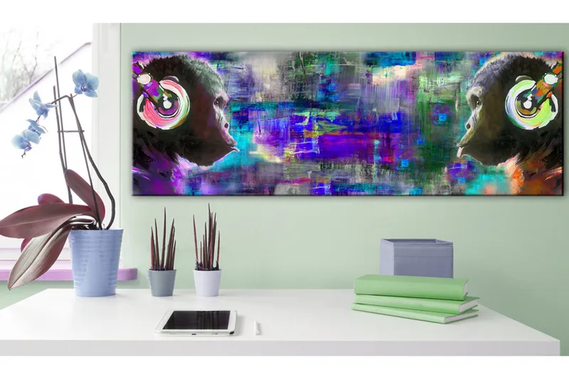 Tavla Musical Rivalry VALUE_MISSING_2 120x40 - Innredning - Bilder & kunst - Lerretsbilder