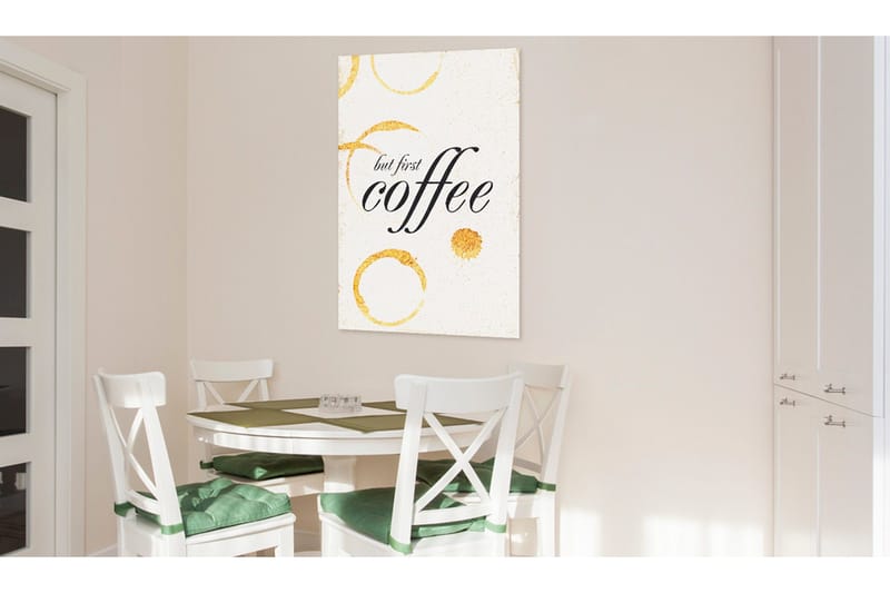 Tavla My Home: Coffee 80x120 VALUE_MISSING_1 - Innredning - Bilder & kunst - Lerretsbilder