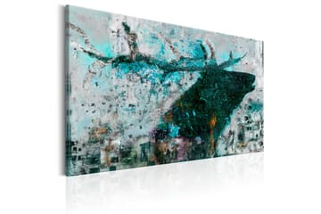 Tavla Sapphire Deer 60x40 VALUE_MISSING_1 - Innredning - Bilder & kunst - Lerretsbilder