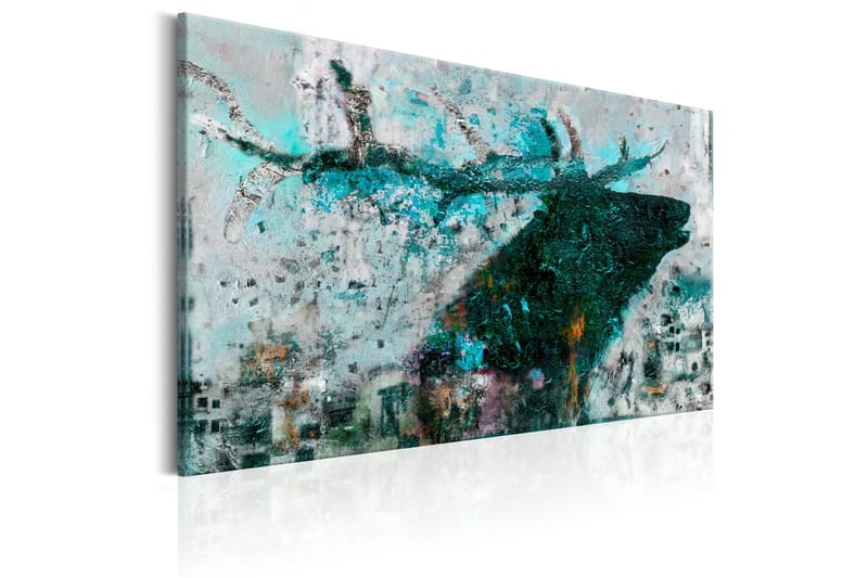 Tavla Sapphire Deer 60x40 VALUE_MISSING_1 - Innredning - Bilder & kunst - Lerretsbilder