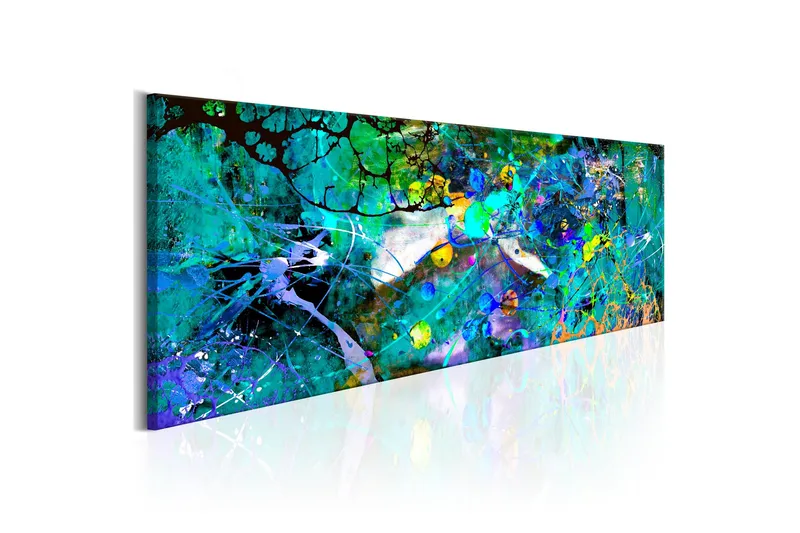 Tavla Sapphire Jungle VALUE_MISSING_3 135x45 - Innredning - Bilder & kunst - Lerretsbilder