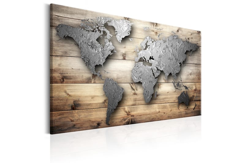 Tavla Silver World 120x80 - Innredning - Bilder & kunst - Lerretsbilder