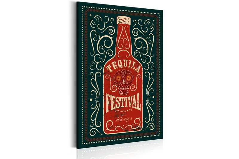 Tavla Tequila Festival 40x60 - Innredning - Bilder & kunst - Lerretsbilder