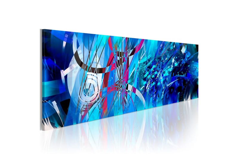 Tavla Turquoise Regn 135x45 cm - Innredning - Bilder & kunst - Lerretsbilder