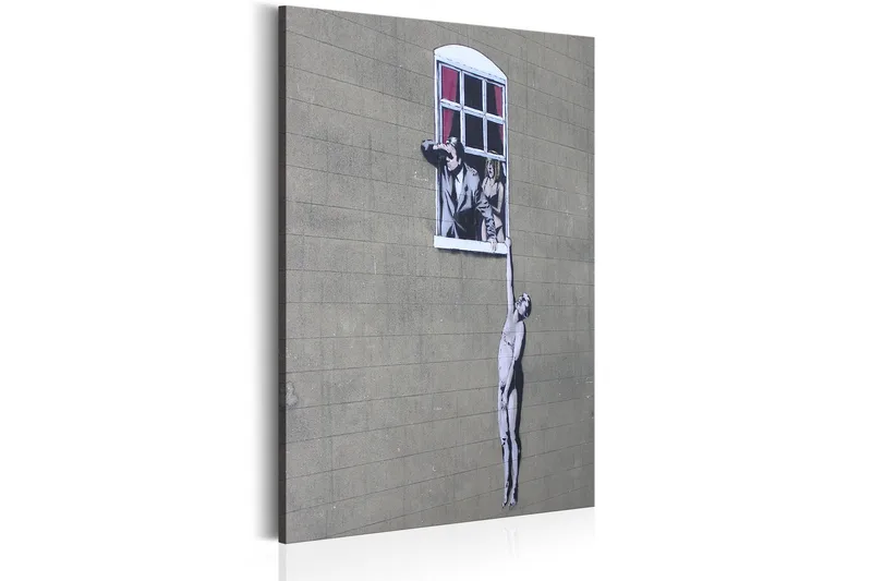Tavla Well Hung Lover By Banksy 80x120 cm