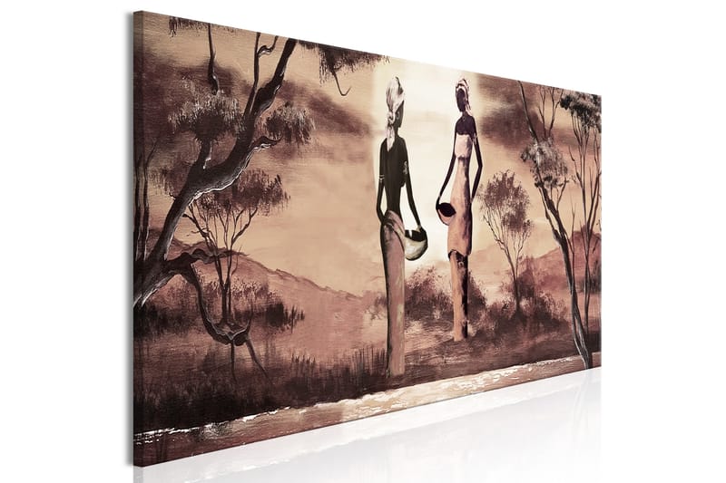 Tavla Working Women (1 Part) Narrow 120x40 - Innredning - Bilder & kunst - Lerretsbilder