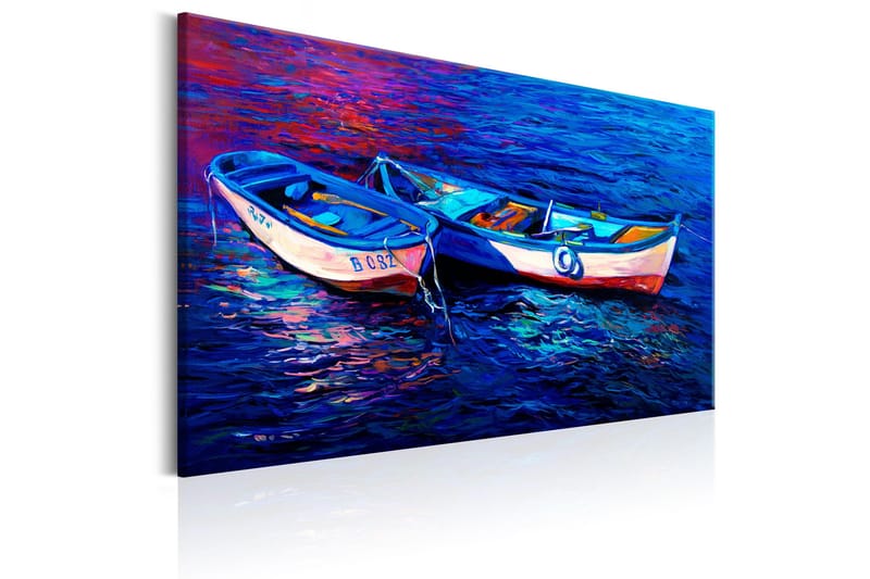 Tavle Abandoned Boats 120X80 - Artgeist sp. z o. o. - Innredning - Bilder & kunst - Lerretsbilder