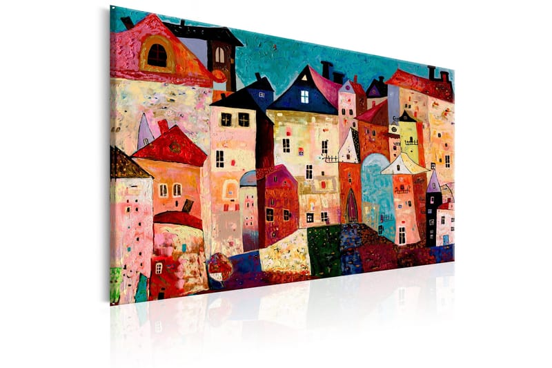 Tavle Artistic City 120X80 - Artgeist sp. z o. o. - Innredning - Bilder & kunst - Lerretsbilder