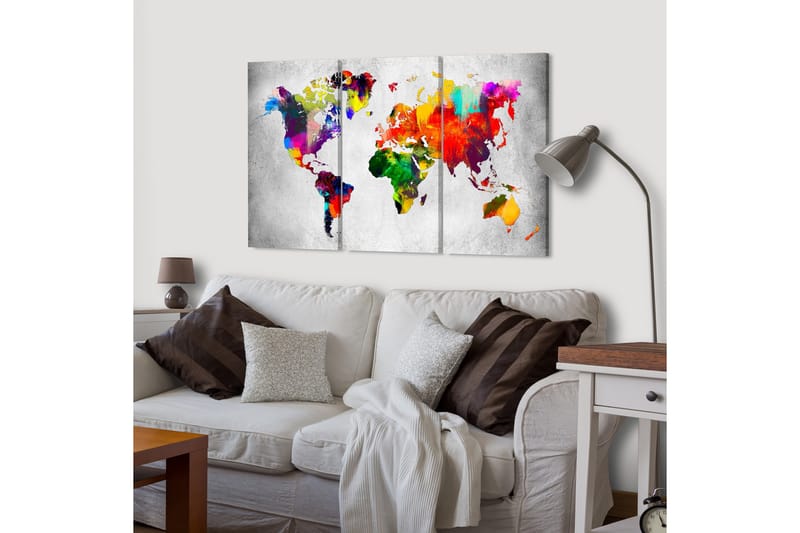 Tavle Artistic World Triptych 120X80, Artgeist sp. z o. o.