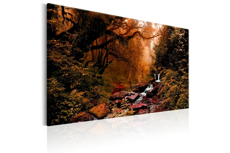 Tavle Autumn Waterfall 90X60 - Artgeist sp. z o. o. - Innredning - Bilder & kunst - Lerretsbilder
