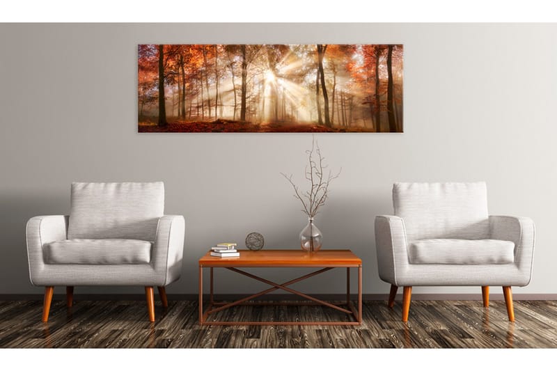 Tavle Autumnal Dawn 120X40 - Artgeist sp. z o. o. - Innredning - Bilder & kunst - Lerretsbilder