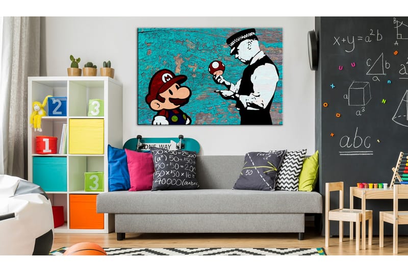 Tavle Banksy On Wood 120X80, Artgeist sp. z o. o.
