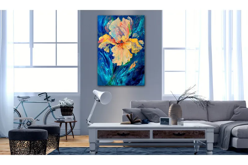 Tavle Beautiful Iris 80X120 - Artgeist sp. z o. o. - Innredning - Bilder & kunst - Lerretsbilder