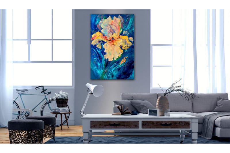 Tavle Beautiful Iris 80X120 - Artgeist sp. z o. o. - Innredning - Bilder & kunst - Lerretsbilder