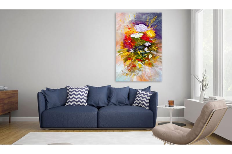 Tavle Blommor I Augusti 80X120 - Artgeist sp. z o. o. - Innredning - Bilder & kunst - Lerretsbilder