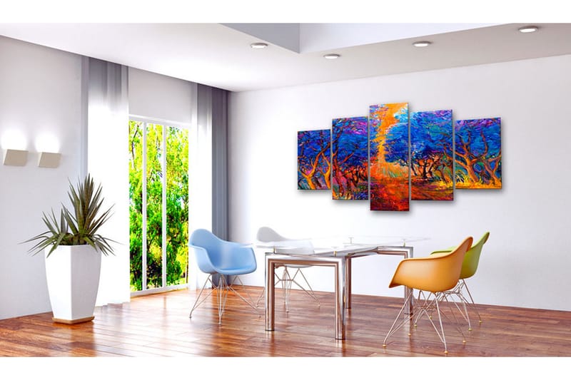 Tavle Blue Valley 100X50 - Artgeist sp. z o. o. - Innredning - Bilder & kunst - Lerretsbilder