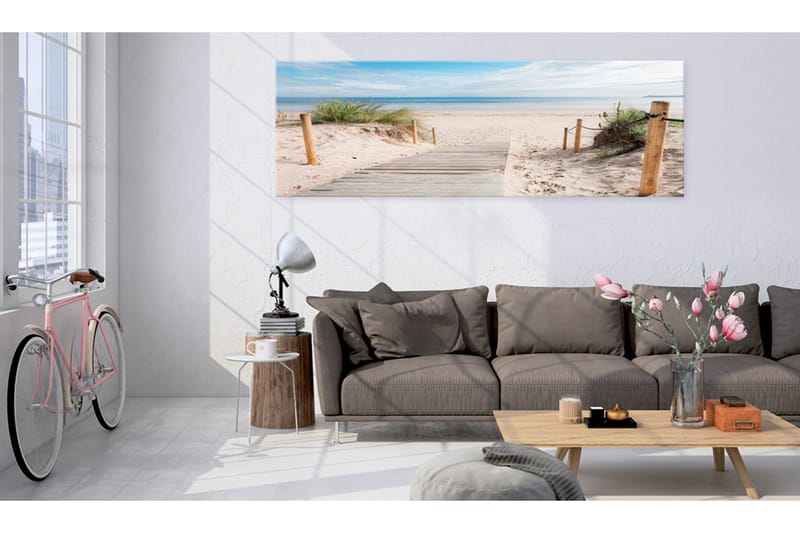 Tavle Charming Beach 135X45 - Artgeist sp. z o. o. - Innredning - Bilder & kunst - Lerretsbilder