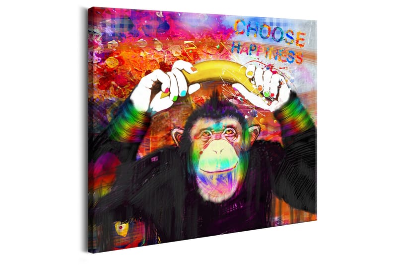 Tavle Choose Happiness 40X40 - Artgeist sp. z o. o. - Innredning - Bilder & kunst - Lerretsbilder