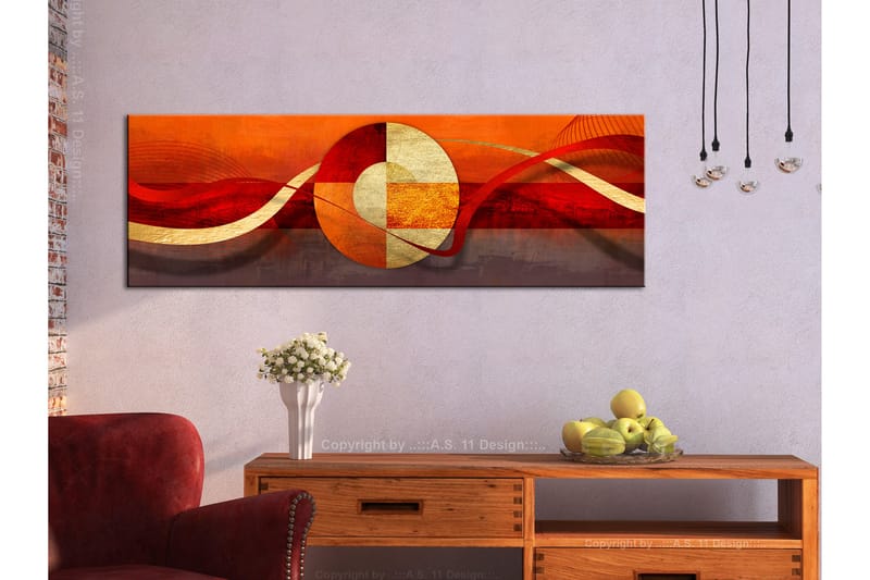 Tavle Circle Of Life (1 Part) Narrow 120X40 - Artgeist sp. z o. o. - Innredning - Bilder & kunst - Lerretsbilder