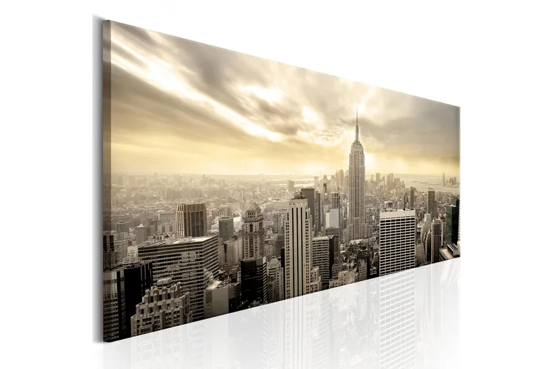 Tavle City In The Sun 120X40, Artgeist sp. z o. o.