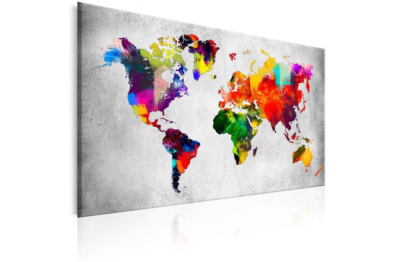 Tavle Coloured Revolution 120X80 - Artgeist sp. z o. o. - Innredning - Bilder & kunst - Lerretsbilder