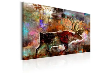 Tavle Colourful Caribou 90X60 - Artgeist sp. z o. o. - Innredning - Bilder & kunst - Lerretsbilder