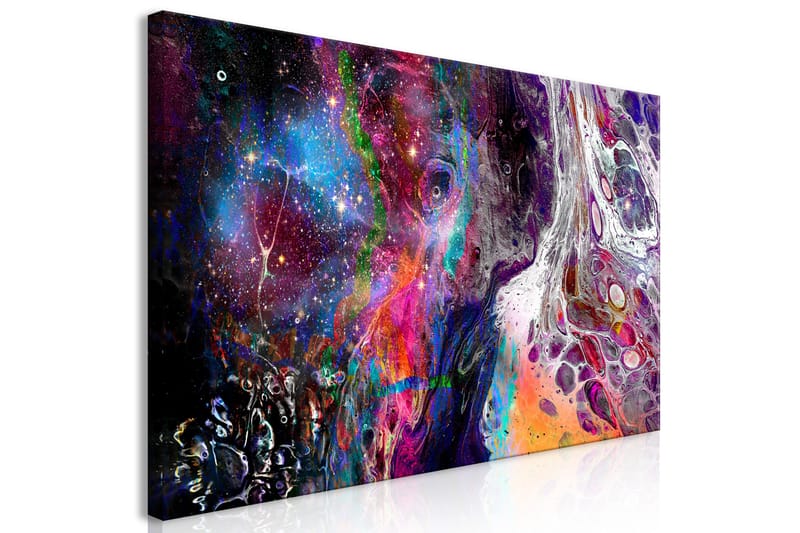 Tavle Colourful Galaxy (1 Part) Wide 60X30 - Artgeist sp. z o. o. - Innredning - Bilder & kunst - Lerretsbilder