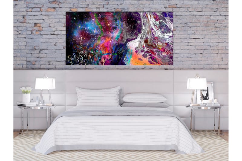 Tavle Colourful Galaxy (1 Part) Wide 60X30 - Artgeist sp. z o. o. - Lerretsbilder