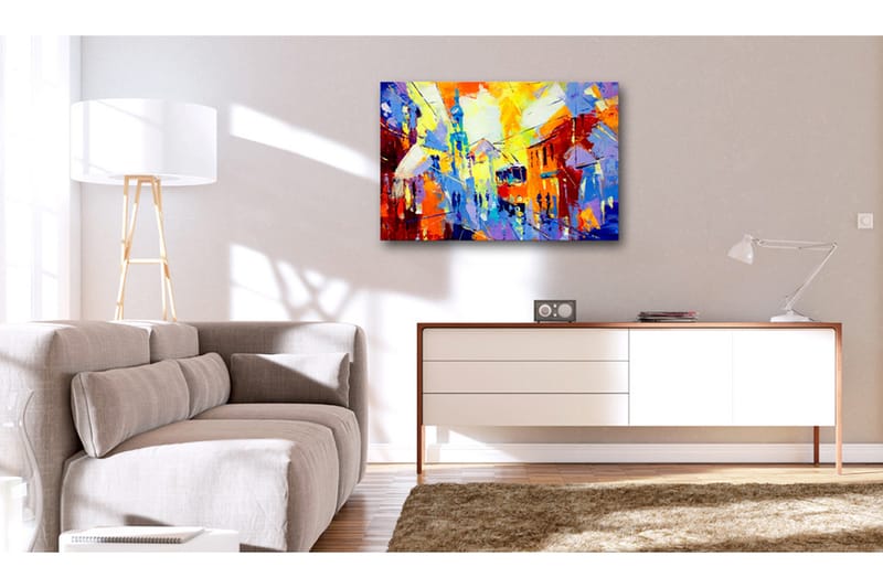 Tavle Colours Of The City 60X40 - Artgeist sp. z o. o. - Innredning - Bilder & kunst - Lerretsbilder