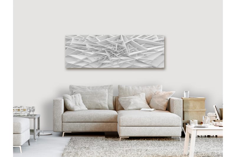 Tavle Complicated Geometry (1 Part) Narrow 135X45 - Artgeist sp. z o. o. - Innredning - Bilder & kunst - Lerretsbilder