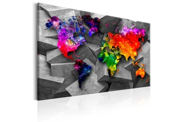 Tavle Cubic World 90X60 - Artgeist sp. z o. o. - Innredning - Bilder & kunst - Lerretsbilder