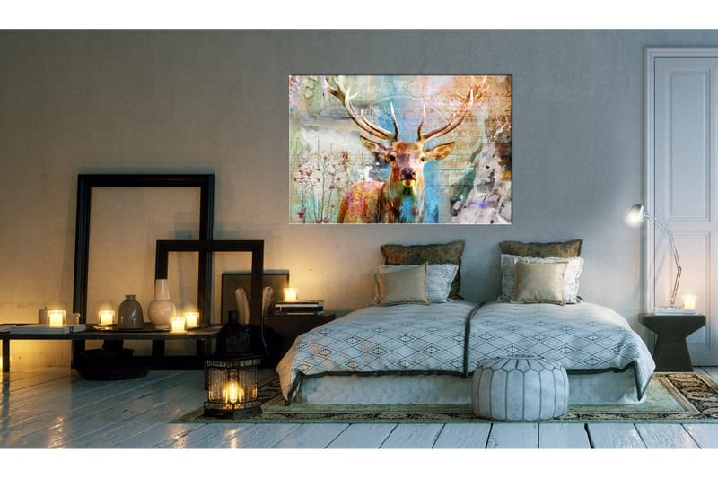 Tavle Deer On Wood 120X80, Artgeist sp. z o. o.