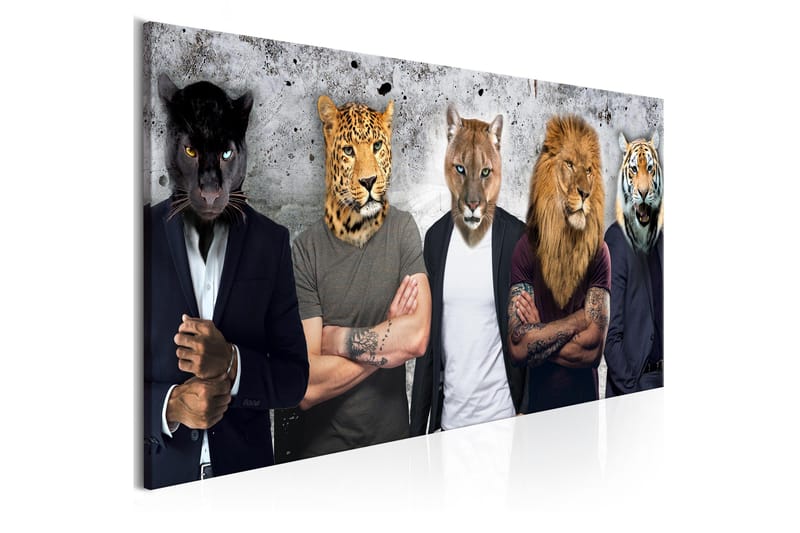 Tavle Different Faces (1 Part) Wide 120X60 - Artgeist sp. z o. o. - Innredning - Bilder & kunst - Lerretsbilder