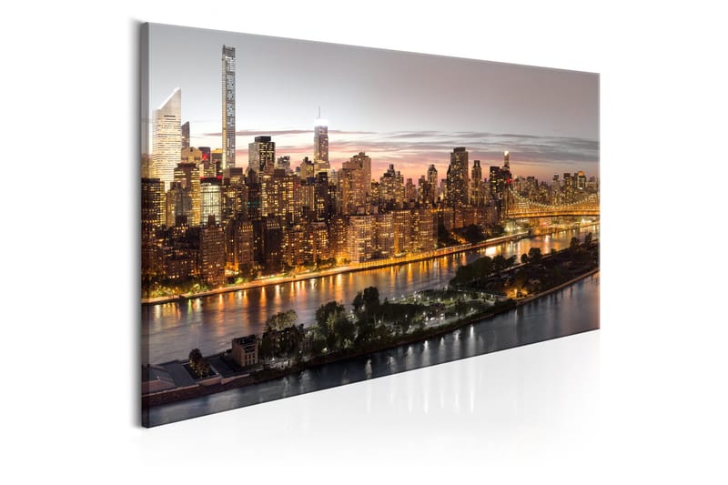 Tavle Evening Manhattan 120X60 - Artgeist sp. z o. o. - Innredning - Bilder & kunst - Lerretsbilder