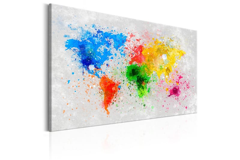 Tavle Expressionism Of The World 120X80 - Artgeist sp. z o. o. - Innredning - Bilder & kunst - Lerretsbilder