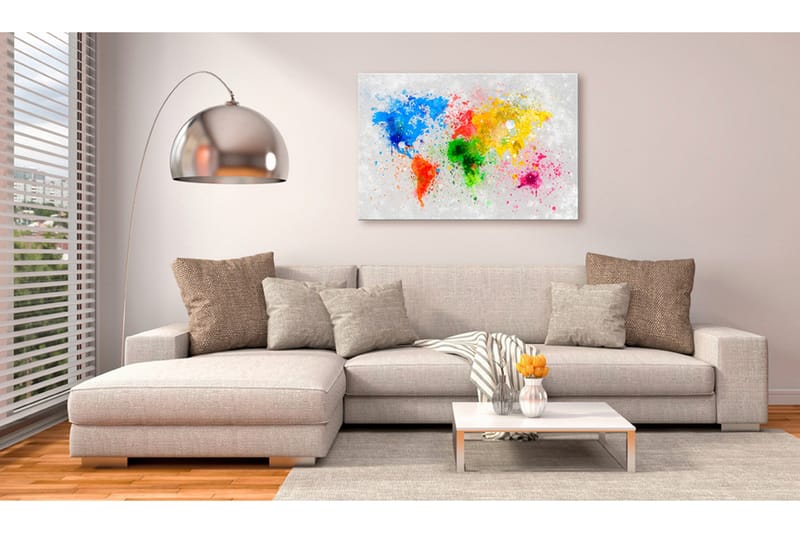 Tavle Expressionism Of The World 60X40 - Artgeist sp. z o. o. - Innredning - Bilder & kunst - Lerretsbilder