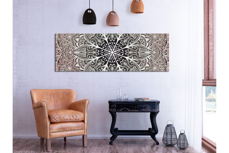 Tavle Feathers (1 Part) Pink Narrow 120X40 - Artgeist sp. z o. o. - Innredning - Bilder & kunst - Lerretsbilder