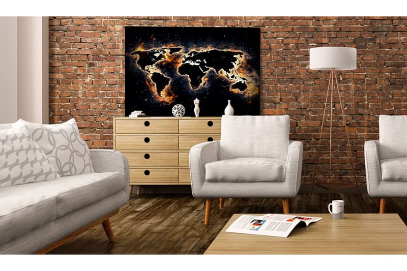 Tavle Fiery World 90X60 - Artgeist sp. z o. o. - Innredning - Bilder & kunst - Lerretsbilder